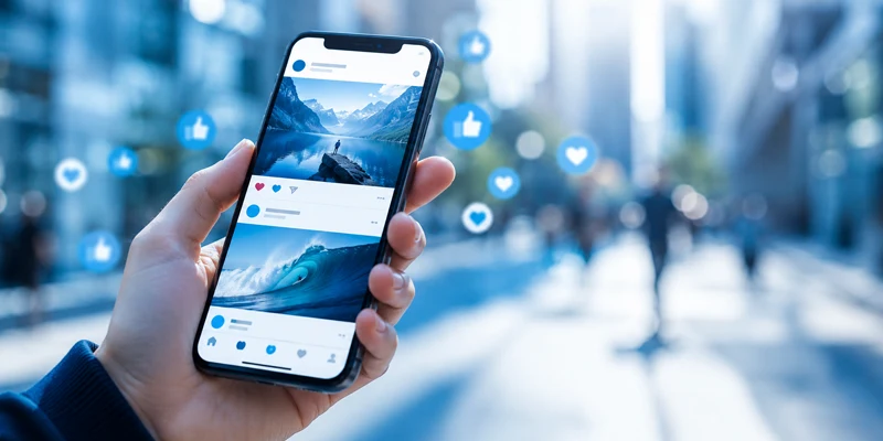Social Media Betreuung für Instagram und LinkedIn durch kyom